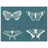 Designer Ceramic Silkscreen Stencil Butterfly Set