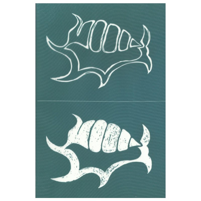 DIY Screen Printing Spider Conch Shell Stencil Design