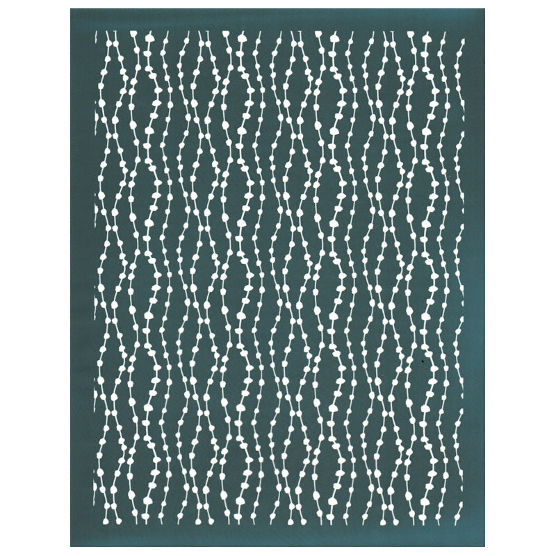 Stunning Strands Pattern DIY Silk Screen Printing Design Stencil