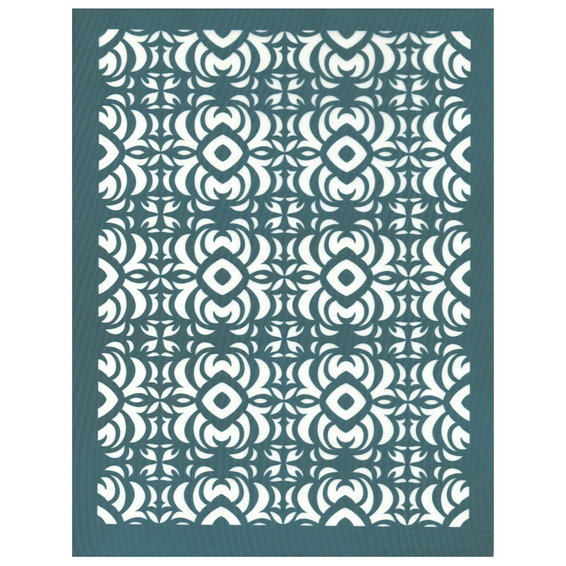 Kaleidoscope Pattern Design Silk Screen Print Stencil