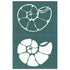 DIY Silk Screen Printing Ammonite Fossil Stencil Design
