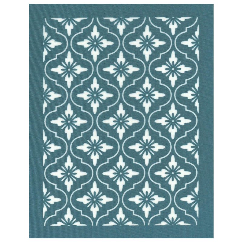 Floral Lattice Pattern, DIY Designer Silk Screen Print Stencil