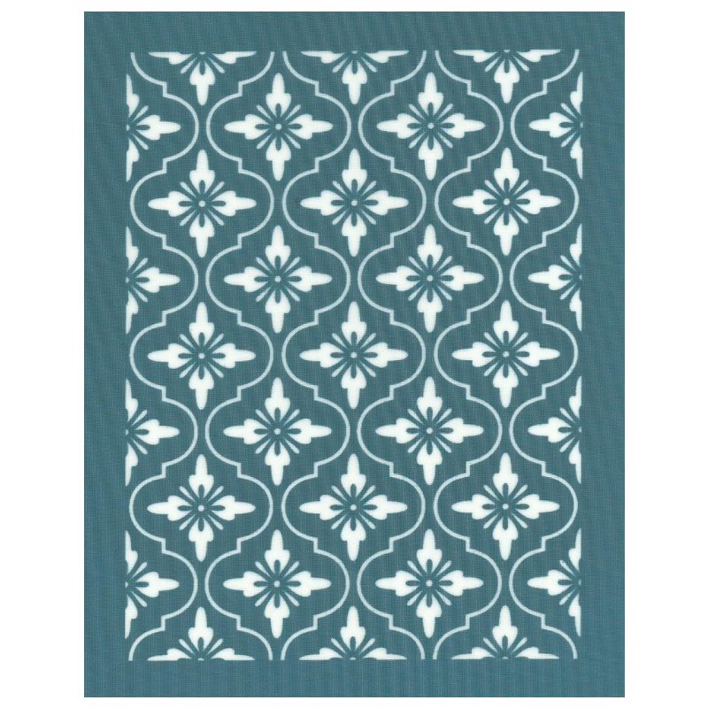 Floral Lattice Pattern, DIY Designer Silk Screen Print Stencil