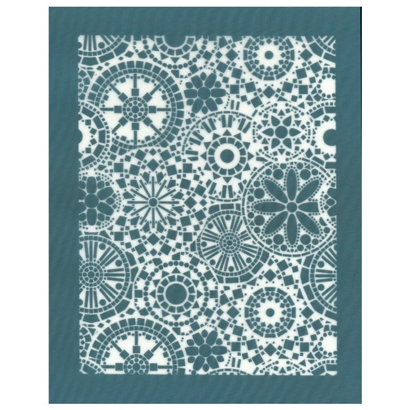 Silk Screen Printing Decorative Circles Stencil