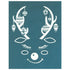 Silk Screen Rudolf Christmas Design Stencil