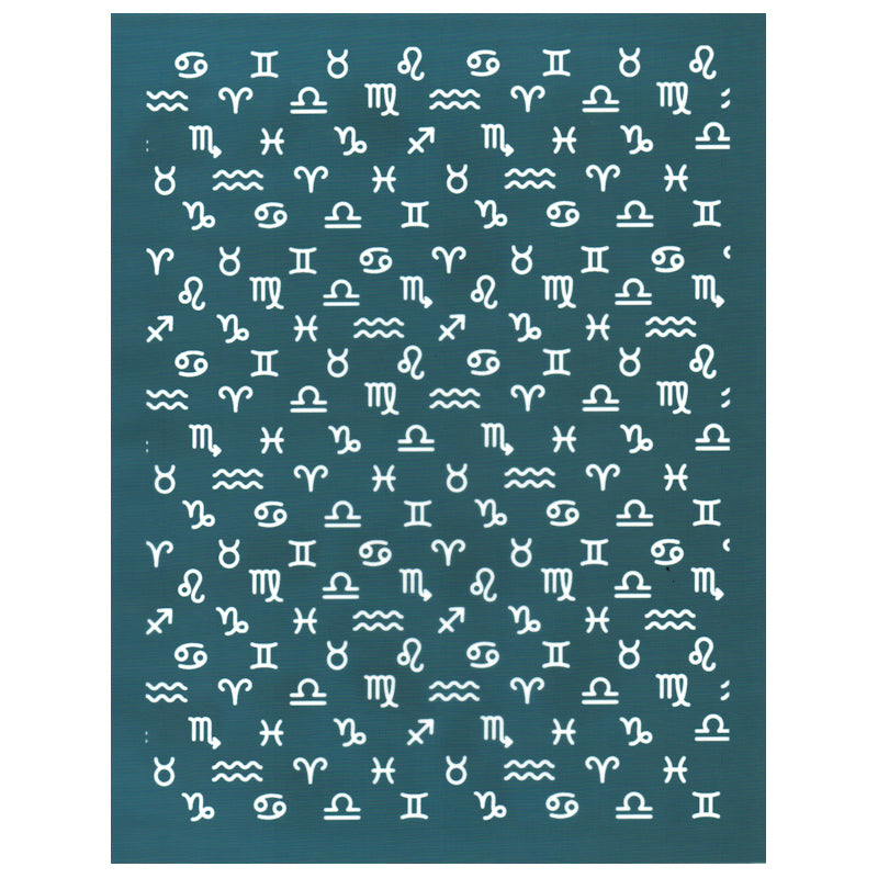 DIY Screen Printing Stencil Zodiac Signs Pattern