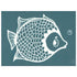 DIY Silk Screen Print Stencil Fish Design