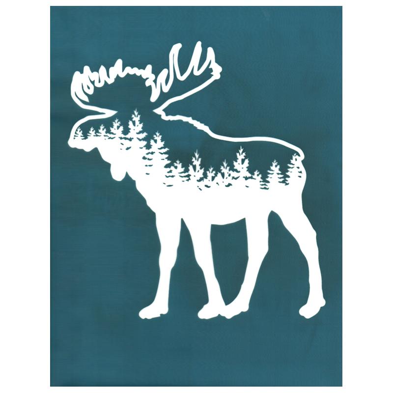Forest Moose Design DIY Silkscreen Stencil