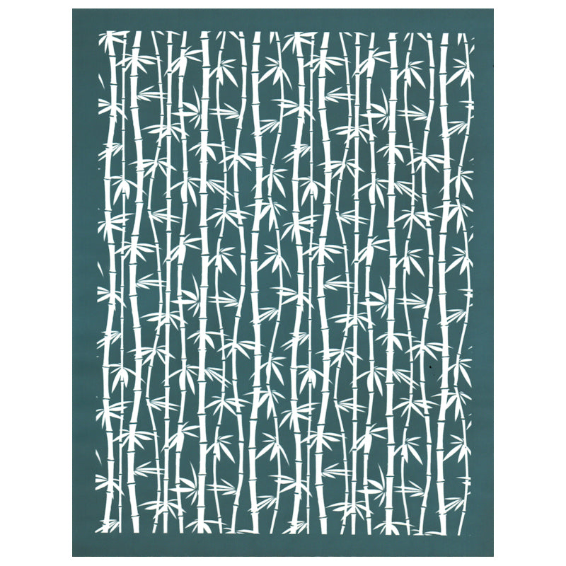 Blissful Bamboo Designer DIY Silk Screen Print Stencil