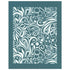 DIY Screen Printing At Home Design Stencil Hawaii Floral Pattern