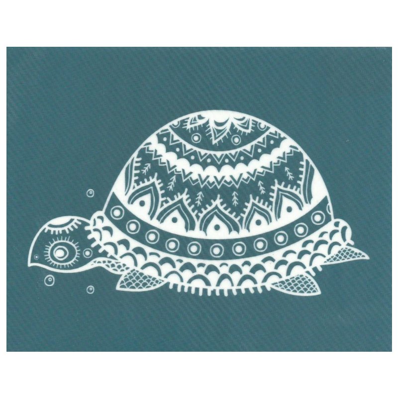 DIY Screen Printing At Home Silk Screen Stencil Turtle Sea Life