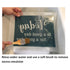 Place stencil on plastic canvas and rinse with water