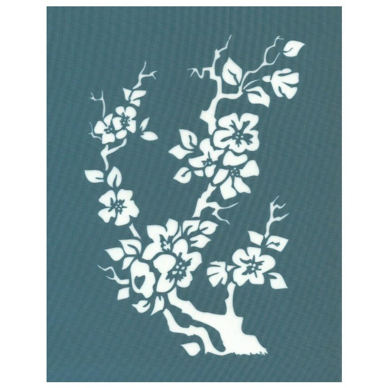 DIY Designer Silk Screen Stencil Cherry Blossom