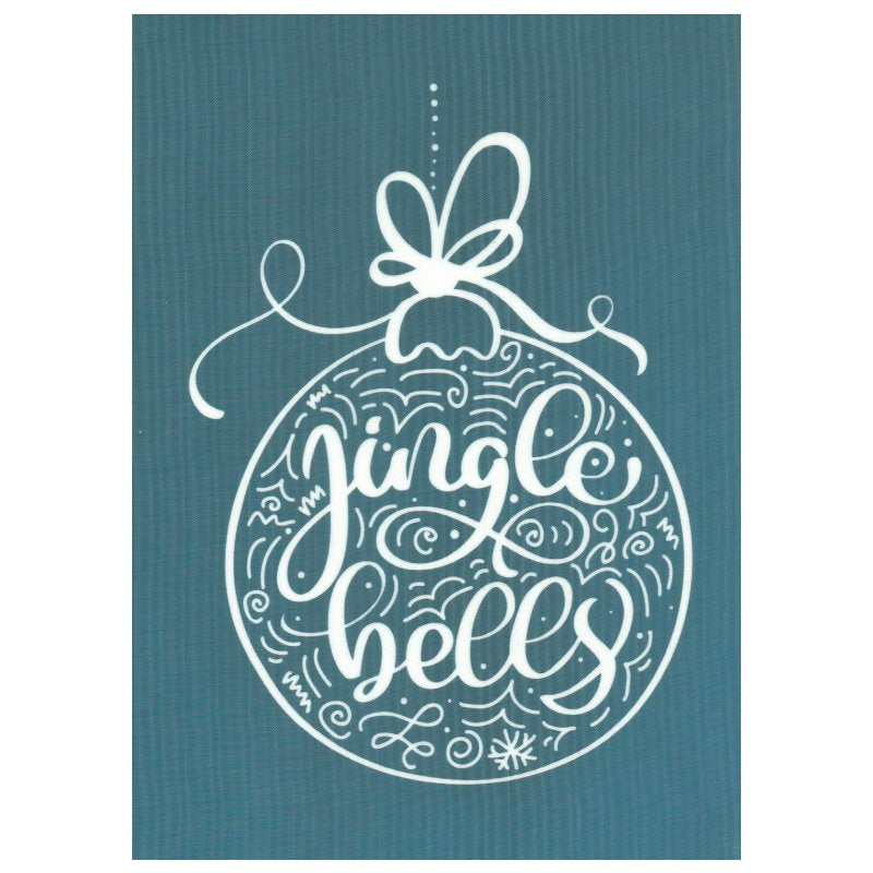 Jingle Bells Christmas Silk Screen Stencil