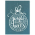 Jingle Bells Christmas Silk Screen Stencil
