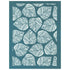 Silk Screen Print Design Stencil Cordate Heart Shape Leaf Pattern