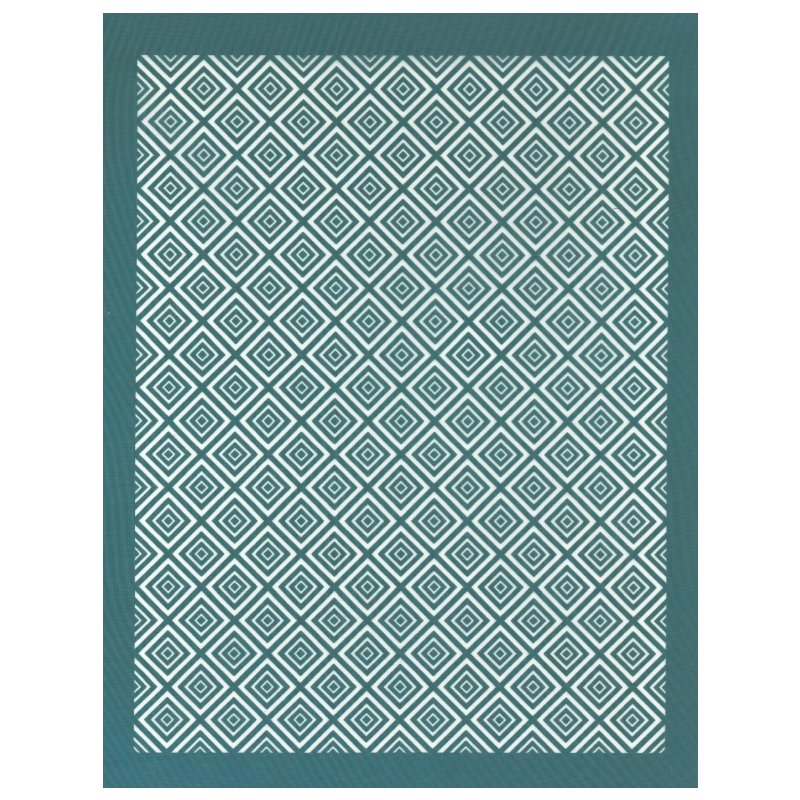 Retro Diamonds Pattern Designer Silkscreen Stencil