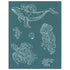 Designer Silk Screen Stencil, Ocean Animals Sea Life Images