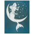 Mermaid Moon Silk Screen Printing Designer Stencil