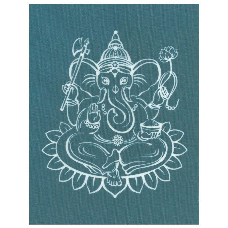 DIY Silkscreen Stencil Ganesha Hindu Buddhist Design