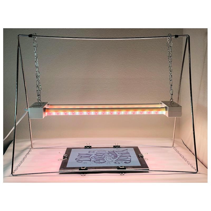 DIY At Home Screen Printing LED Exposure Light