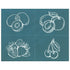 DIY Designer Silkscreen Stencil Fruit Slices