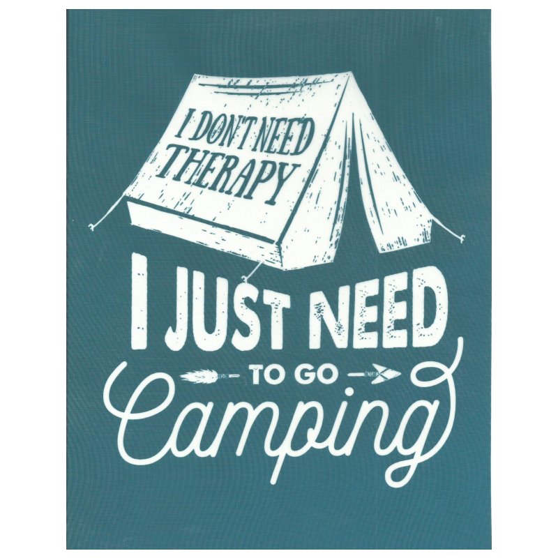 Camping Therapy Outdoor Adventure DIY Stencil Design