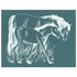 DIY Screen Printing Farmhouse Horse Silkscreen Stencil