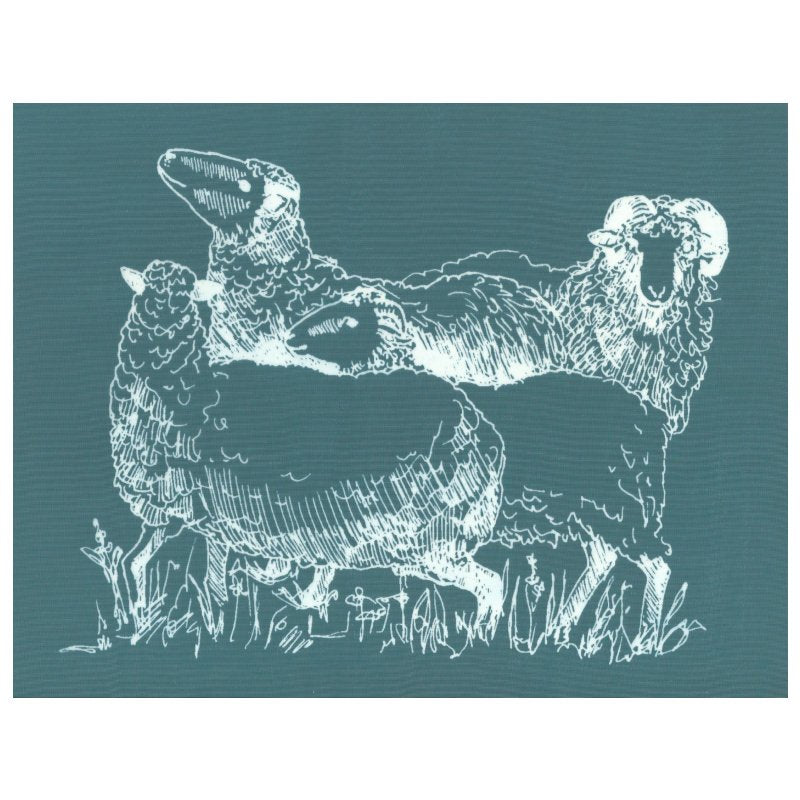 DIY Screen Printing Farmhouse Sheep Silkscreen Stencil